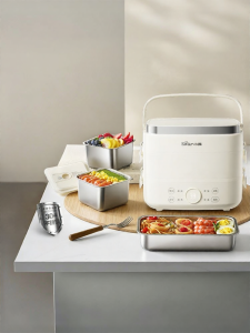 [China Plug Without Adapter] Bear | Automatic Heating & Insulation Lunch Box
