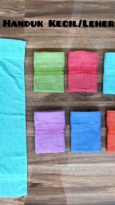 Handuk Mandi Kecil /Handuk Leher Size 35 x 70 cm SP Bahan KATUN Premium Quality