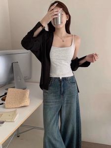 Upgraded Fafa Womens Slimming Strapless Vest with Chest Pad Base Layer Backless Design Commute Style Regular Length