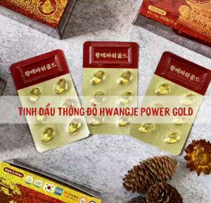 [HCM] TINH DẦU THÔNG ĐỎ HWANGJE POWER GOLD - Hộp 150 viên - Hàng chính hãng nhập khẩu hàn quốc