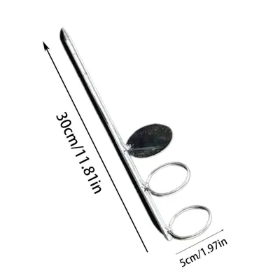 Sea Fishing Rod Holder Fish Rod Stand Ground Stake Fish Pole Holder Double Rings Single Fork Fishing Tools Fishing Rack Sea