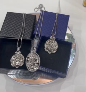 Dây Chuyền + Mặt Phật Quan Âm - Phật Di Lặc - Rồng Thiêng BỘ SƯU TẬP TRANG SỨC KHẮC BIỂU TƯỢNG PHẬT kết hợp Rồng Thiêng