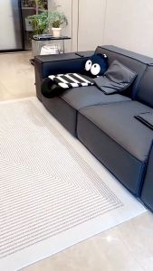 European style hotel living room carpet bedroom bedsideblanket sofacoffee tablenon-slip carpet