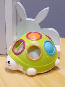 Kumbang comel kemahiran motor halus sensory play educational toys Pressing Beetle Button Pop Toy Finger Strength Training