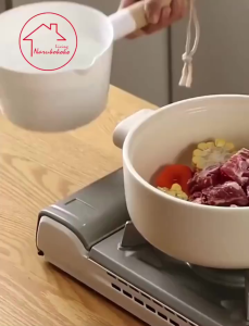 JAPANESE STYLE WATER DIPPER W/ WOODEN HANDLE WATER SCOOP WATER SCOOPER WATER LADLE WATER DIPPER TABO