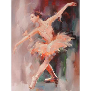 Kayou | Painting By Numbers Ballerina Girl Figure Diy Crafts Acrylic Paint Home Decor Picture of Coloring By Numbers Kit