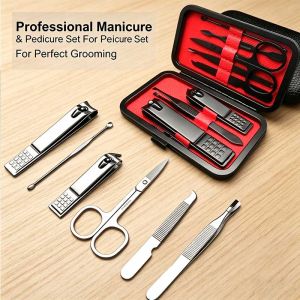 7-15pcs Professional Nail Clippers Kit - Ultras Sharp Fingernail and Toenail Cutters for Men and Women - Sturdy Pedicure Care
