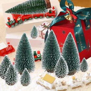 10-30cm Christmas Tree Christmas Decoration for Home Decor Xmas Navidad New Year 2026 Ornaments Party Supplies Gifts Accessories