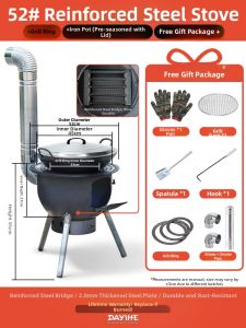 DAYIHE | Home & Outdoor Mobile Heating Wood Burning Stove