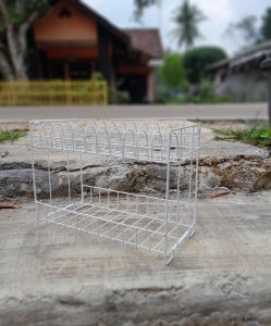 Rak Piring Wastafel / rak gantung tempel dinding