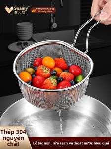 Snainy | Rice Washing Vegetable Blanching Filtering Draining Basket