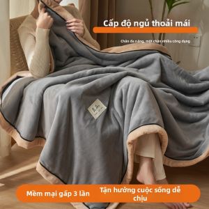 NONGNONGAI | Chiếc Chăn Flannel Dày Ấm Áp Mùa Đông