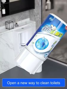 Toilet Spirit Cleaning Toilet Cleaning Treasure Deodorization and Odor Removal Automatic Toilet Cleaning Blue Liquid