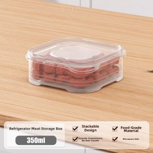 Food Preservation Storage Box For Freezing Refrigerating Microwavable