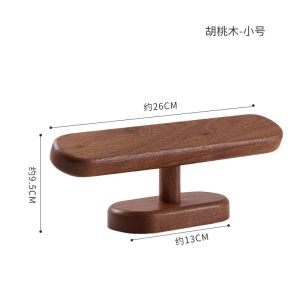 High-End Watch Display Stand Black Walnut Wood Simple Solid Wood Watch Holder Wrist Accessory Storage Organizer