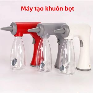 Máy Tạo Bọt Tạo Kiểu Tóc Bằng Điện Có Thể Sạc Lại Làm Nóng Lạnh Với 2 Bình Dùng Cho Salon