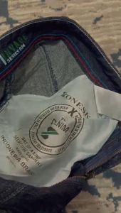 Celana Onesky Panjang Pria Jenas Primum Tebaru Bahan Auriga Denim Size 27/38