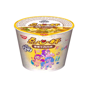Nissin NISSIN Dessert Cup Instant Noodles Cup Full Box of Fragrant Beef Flavor Luo Song Soup Kids Instant Noodles