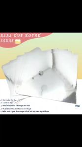 Tatakan Kue 35x35 Cm (TK35-Isi 12 Pcs)
