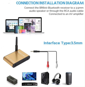 Bluetooth Receiver X500 Sound System Receptor CSR Bluetooth4.0 Audio Receiver Bluetooth Music for phone tablet P