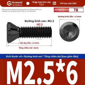 GUWANJI | Mũi Vít Răng Cưa Cấp 12.9