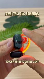 Awei TZ13 ANC Wireless Earbuds ANC Deep Noise Reduction Sport Headphone Sport Earphone Awei Bluetooth Earbuds