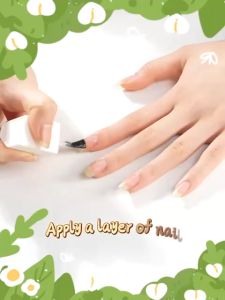 Kutek Halal Muslimah Kutek Peel Off Bisa Untuk Sholat 10ml Kudan Gemstone Realm Water-Based Peelable Nail Polish