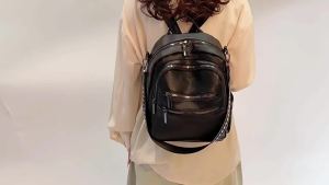 Casual Multipurpose Backpack Outdoor Travel Bag Multi Pockets Waterproof Tear Resistant