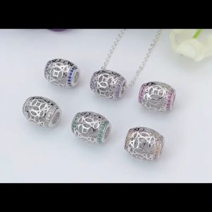 SilverWholesale #PH359 Elegant 925 Sterling Silver Fortune Coin Pendant with Sparkling CZ | Exclusive Limited Edition