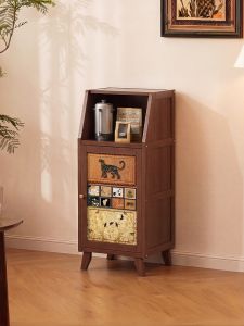 ZHUSHANXIA | Solid Wood Mid-Century Modern Sideboard Cabinet