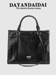 Large Capacity Tote Bag 2025 New Style Commuter Vintage Single Shoulder Handbag for College Students Charlie&Kelli Brand