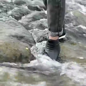 Water shoes mens shoes rain boots short rain boots waterproof rubber shoes kitchen non-slipFishing