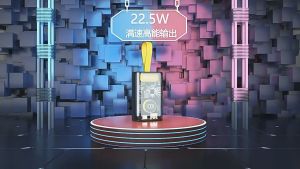 Pin sạc dự phòng trong suốt sạc nhanh PD 22.5W YM-673 nhỏ gọn dung lượng 10.000mAh