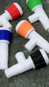 Kran Keran Single Stop Kran Air Engkol Putar Bahan Plastik Kran Dapat Disambung Selang SLT-229