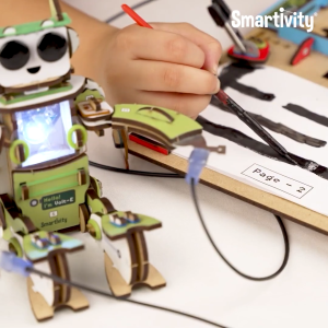 Smartivity STEM Electricity Kit for Kids 8-14 | DIY Circuit & Electric Robot Science Kit | Educational Learning Activity