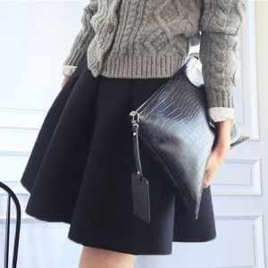 กระโปรงสั้นทรงเอเอวสูงทรงบานผ้าคอตตอนอวกาศสำหรับผู้หญิง กระโปรงทรงเอเข้ารูป เดรสยาวคลุมเข่า สไตล์เกาหลี ฤดูใบไม้ผลิ 2022