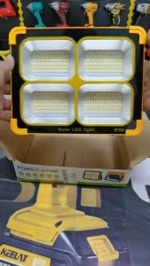 Solar Emergency Light Solar Light Outdoor Waterproof Solar LED Flood Light Flashlight Rechargeable