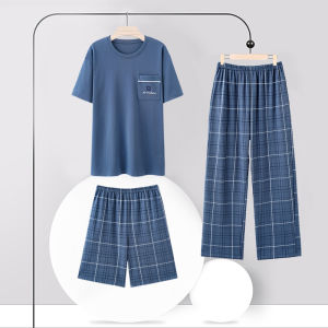 Bộ đồ ngủ MiiOW cho nam làm vải cotton nguyên chất thoáng mát đơn giản