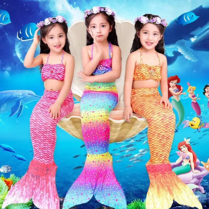 Childrens mermaid fashion swimming costume