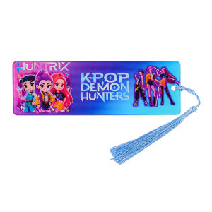 Bookmark Acrylic Kpop Demon Hunters Có Tua Rua - Thiết Kế Thần Tượng & Hoạt Hình Nhiều Màu Sắc Chất Liệu Thép Không Gỉ Bền Chắc Dùng Làm Đánh Dấu Trang Cho Fan Kpop