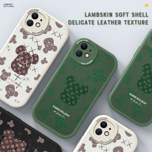 เคสโทรศัพท์ UCUC สำหรับ OPPO A38 /Oppo เคส Oppoa18 Oppoa38 A18สำหรับเด็กผู้ชายเด็กผู้หญิงรูปการ์ตูนสุดเจ๋งแฟชั่นเคสหมีปกหนัง PU ซิลิโคนนิ่ม