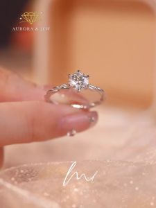 Cincin Wanita Tunangan Gaya Korea: Hadiah Romantis Pasangan Anti Luntur & Tahan Lama