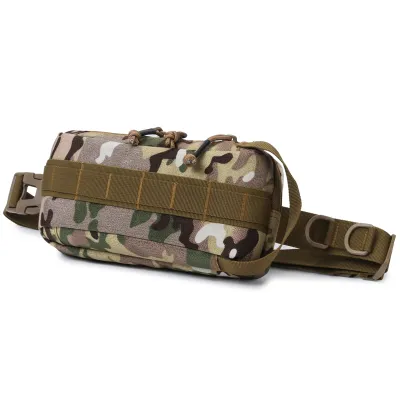 Mens Multifunctional Outdoor Casual Travel Running Waist Bag Camouflage Tactical Single Shoulder Crossbody Bag