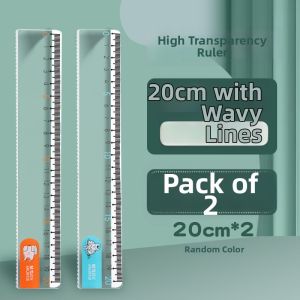 M&G | Transparent Multi-functional Wavy Line Ruler