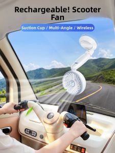 HAIPAILONG | Portable Car Fan USB Charging Suction Cup