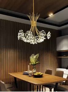 Đèn Chùm Bó Hoa Bồ Công Anh Phong Cách Châu Âu Trang Trí Nội Thất Phòng Khách/ Phòng Ngủ Sang Trọng