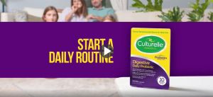 Culturelle Digestive Health Probiotic 80 Vegetarian Capsules(Exp:05/2027)