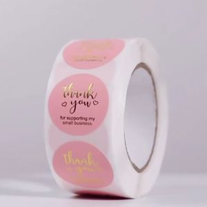 BI 500 pcs Stiker Label Thank You For Your Order S058