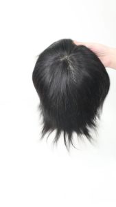 6x8/6x9/7x9/7x10 Lace Mono With PU Toupee Men #1B Lace Front Male Wig Human Hair Piece Toupee Mens Replacement Systems Unit Wig