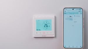 MOES | MOES ZigBee Smart Thermostat for Water/Electric Floor Heating & Gas Boiler Tuya Alexa Google Home Compatible Room Temp Control